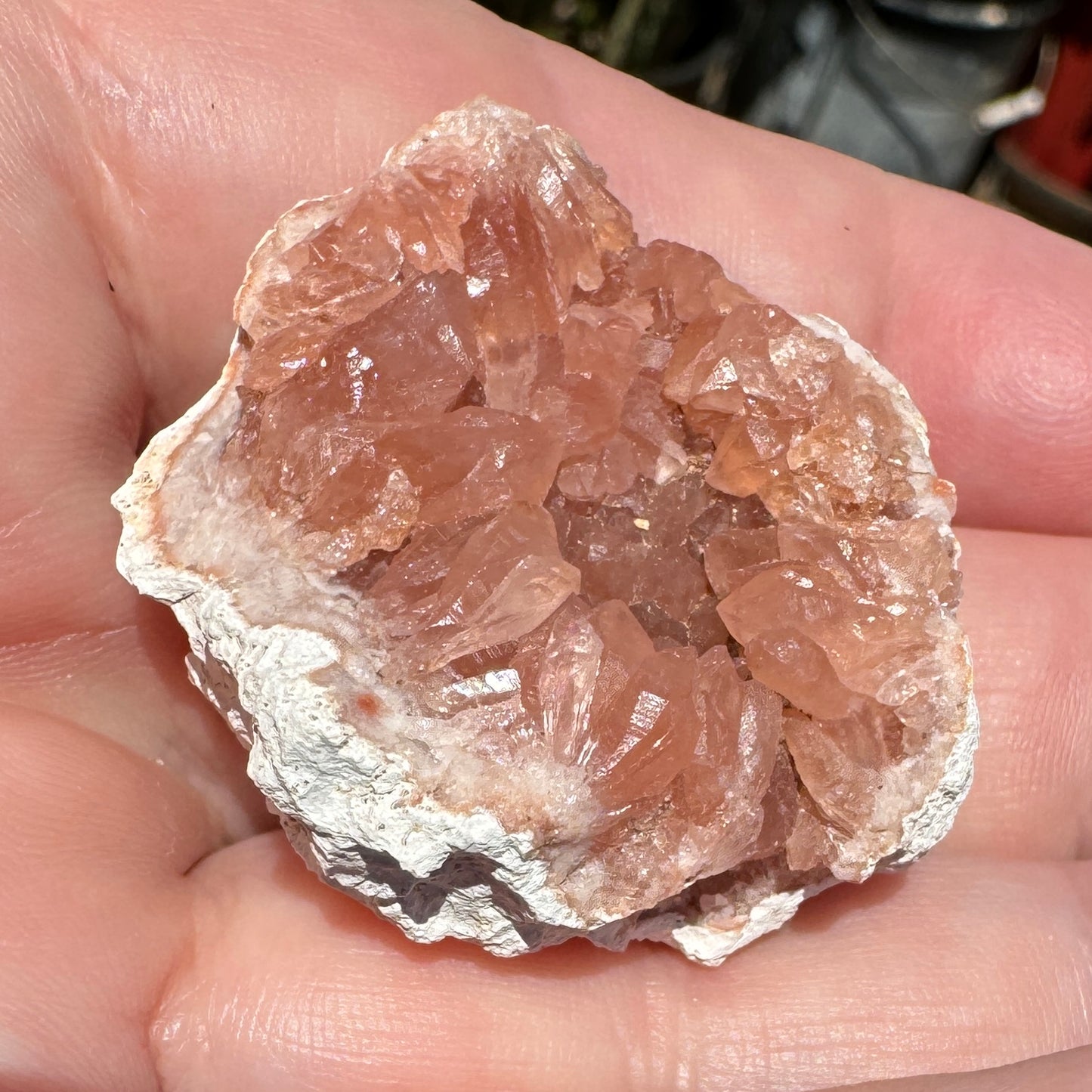 Pink Amethyst cluster 30g