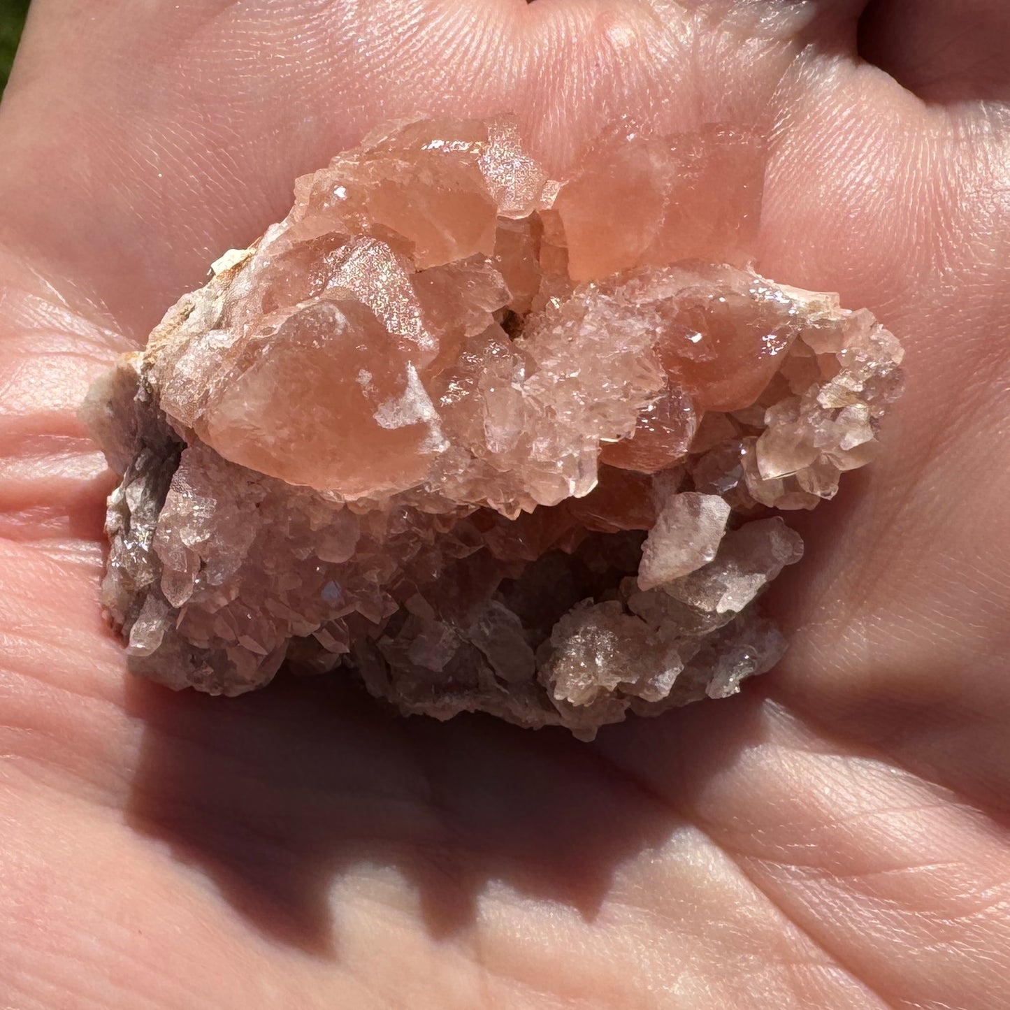 Pink Amethyst cluster 22g