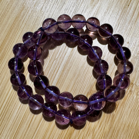 Bracelet : 10mm Amethyst, 6¼"