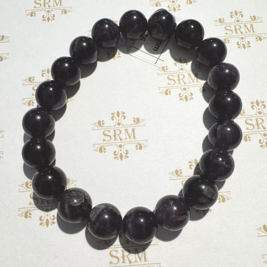 Bracelet : 10mm Amethyst, 6½"
