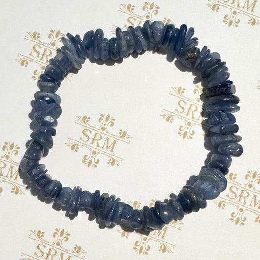 Bracelet : Chip : Kyanite, ~6½"