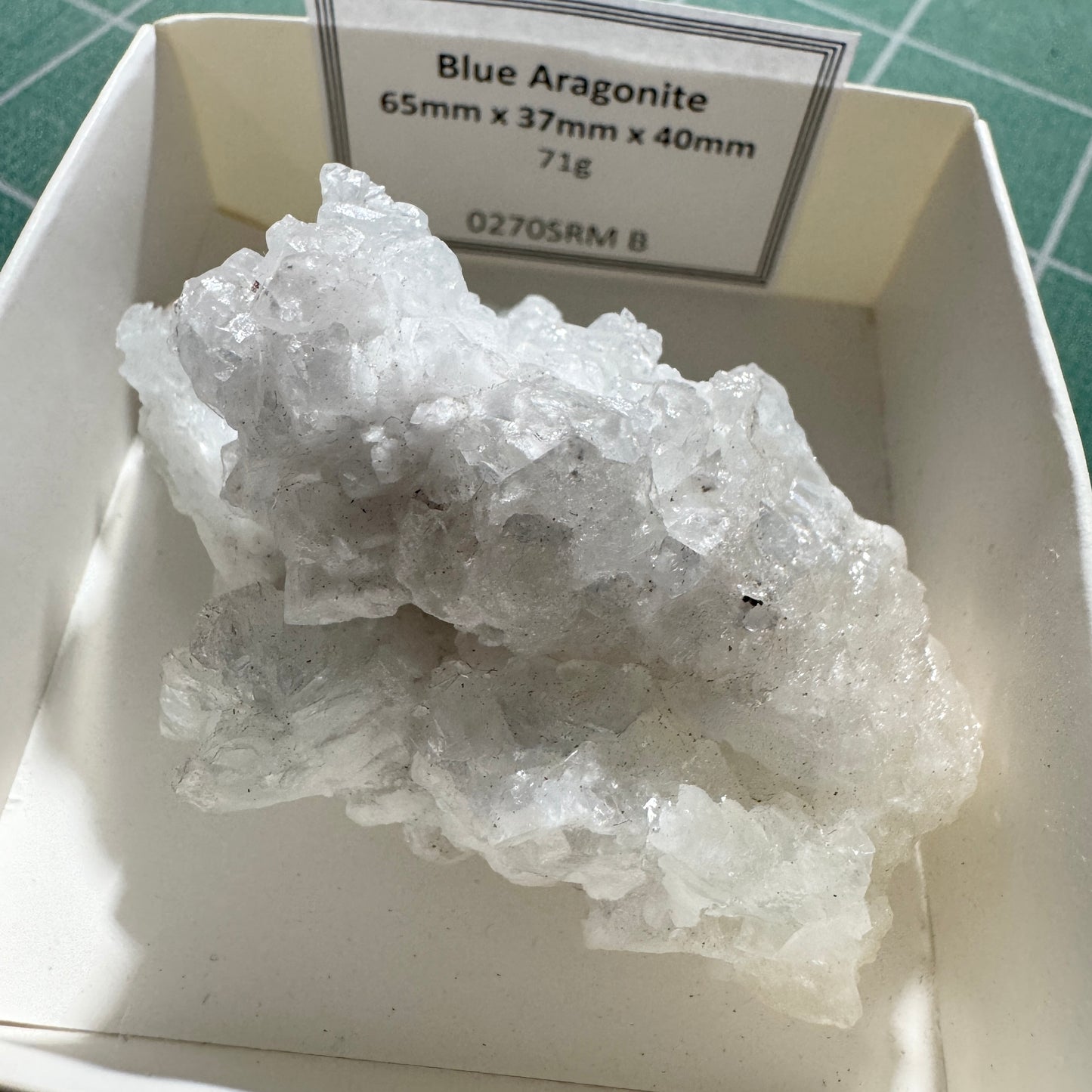 Cluster : Blue Aragonite, CHOICE of 3, $25