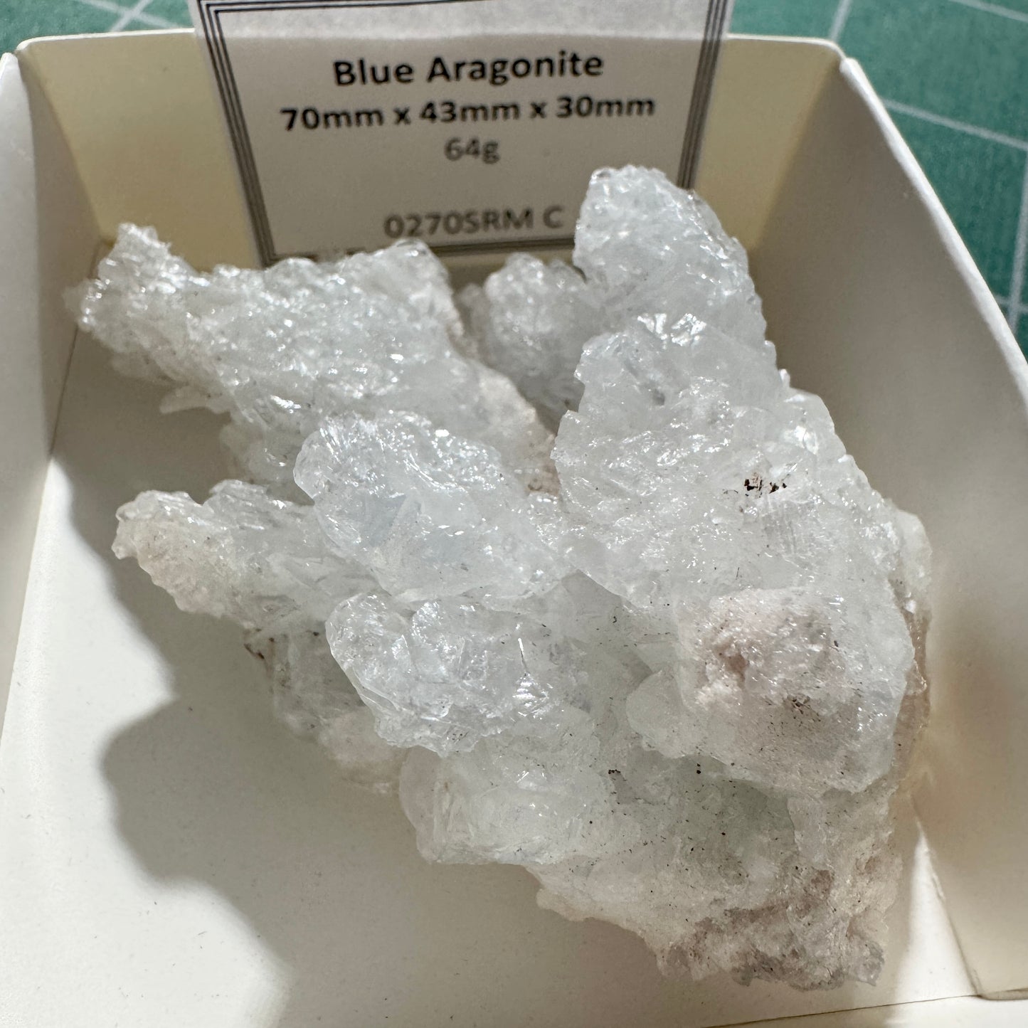Cluster : Blue Aragonite, CHOICE of 3, $25