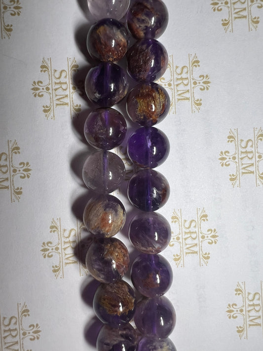 Beads : Super 7 Amethyst : 12mm